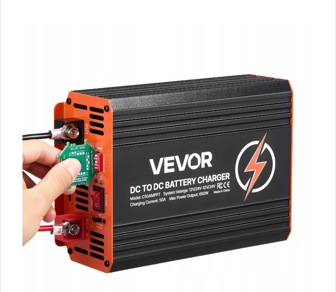 DC-DC nabíjačka Vevor 50A Mppt - 2