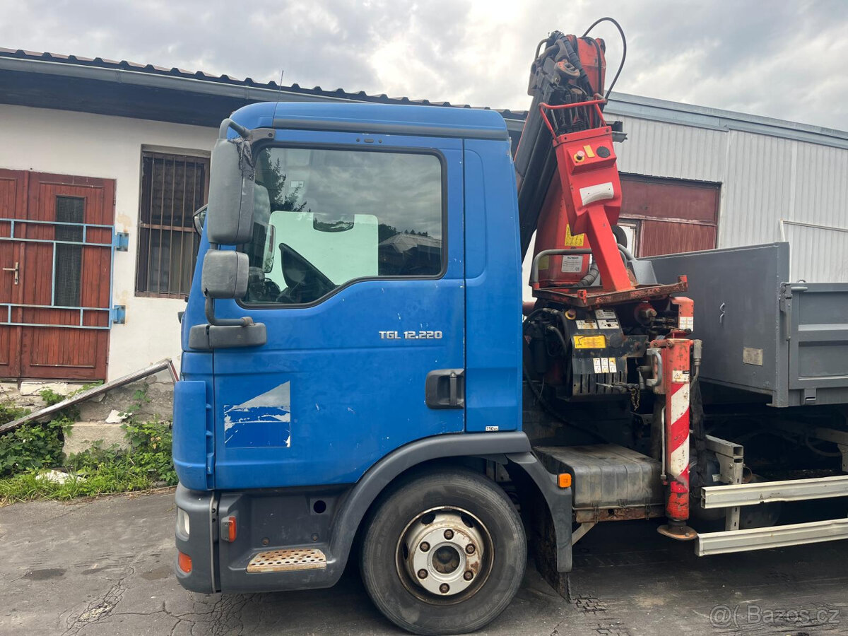 MAN TGL 12.220 kontejner + hydraulická ruka - 2