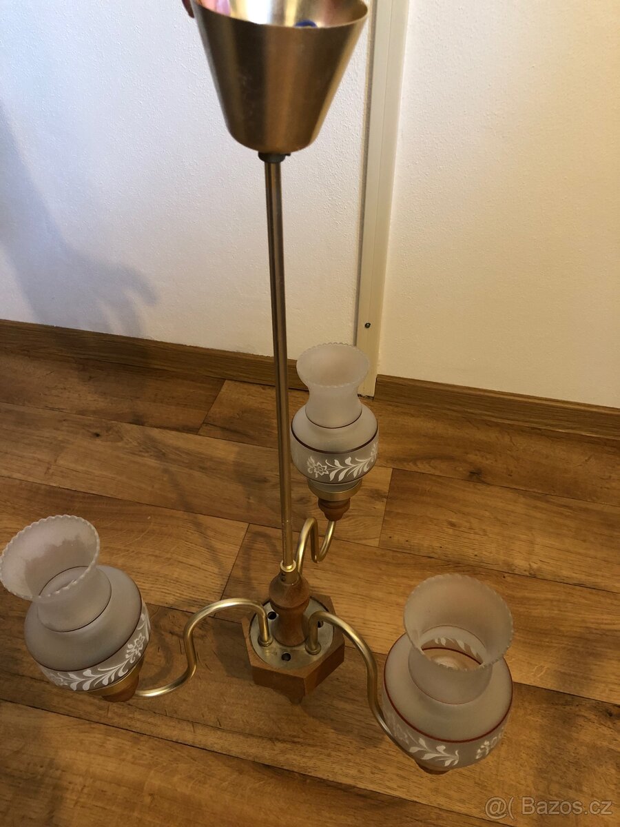 Lustr závěsný skleněný - 2
