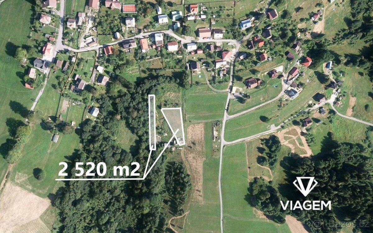 Zahrada 2 520 m² - 2