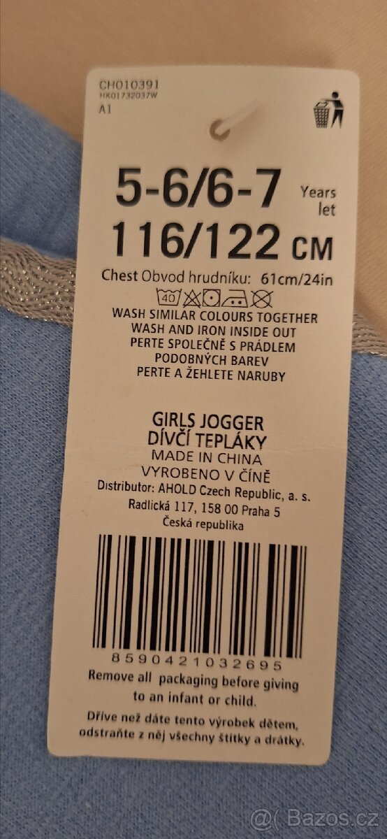 Divci teplaky Cherokee nove 116/122 cm - 2