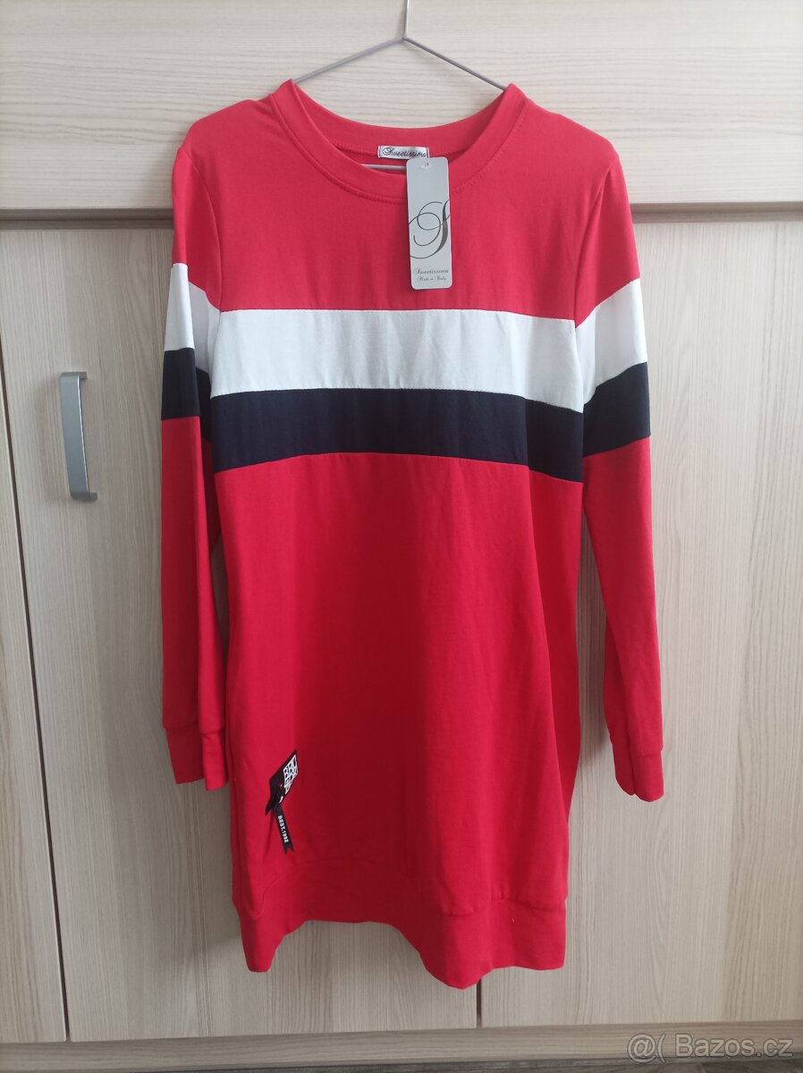 Nové mikinové šaty s visačkou - 2