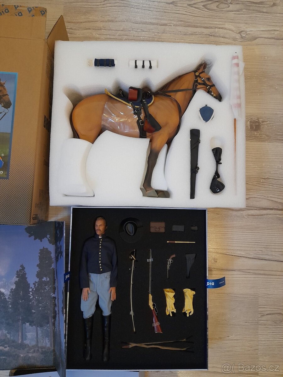 1/6 Kevin Costner. Tanec s vlky. Figurka.Kůň. DID.DRAGON - 2