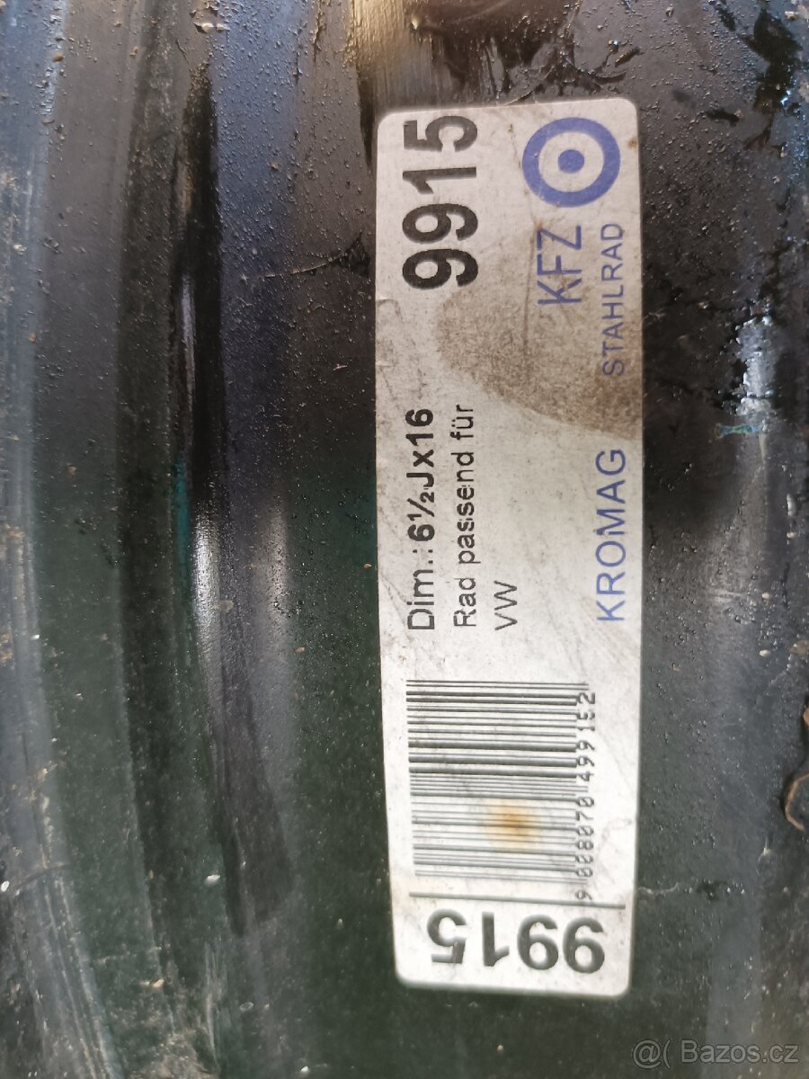 Plechové disky 5x112 R16 et50 - 2