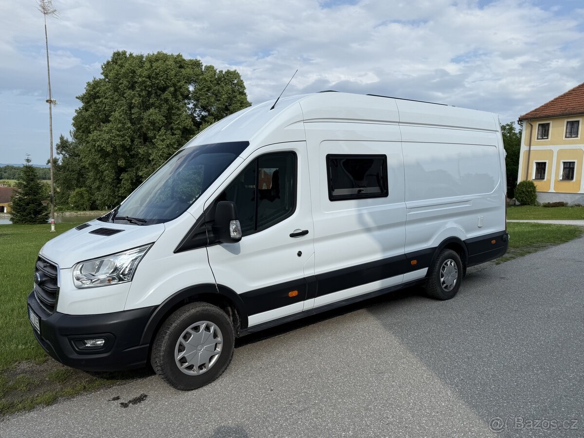 Obytný vůz - vestavba Ford Transit 2021, 6 míst, CZ - 2