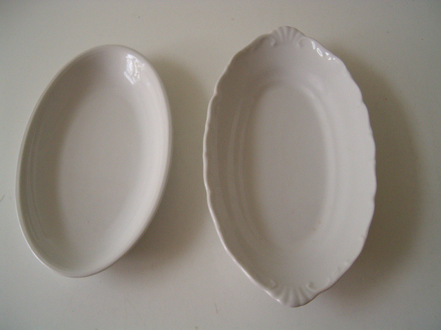 Talíře, retro talíře, keramické tácy, miska - 2