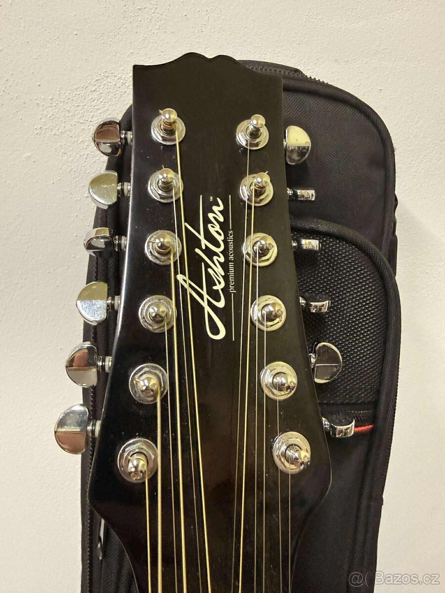 12strunná kytara Ashton D20/12 TSB +kvalitní futrál - 2