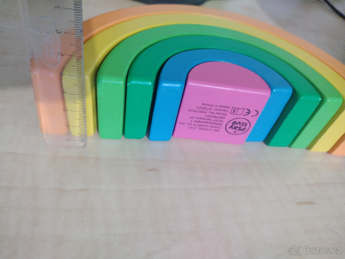 Dřevěná skládací duha - 2