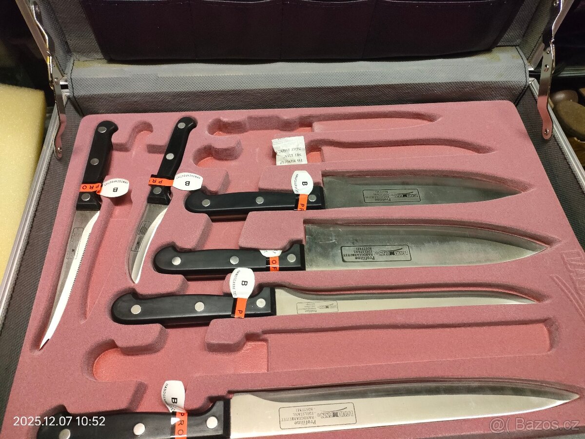 Sada kuchyňských nožů + nůžky - 2