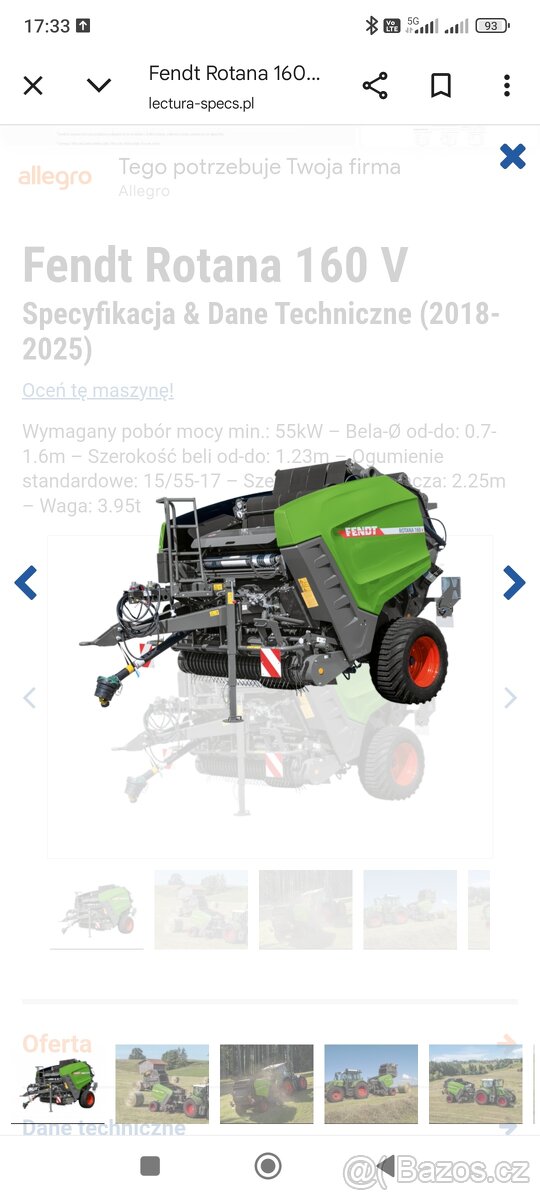 Fendt Rotana 160V 2024r - 2