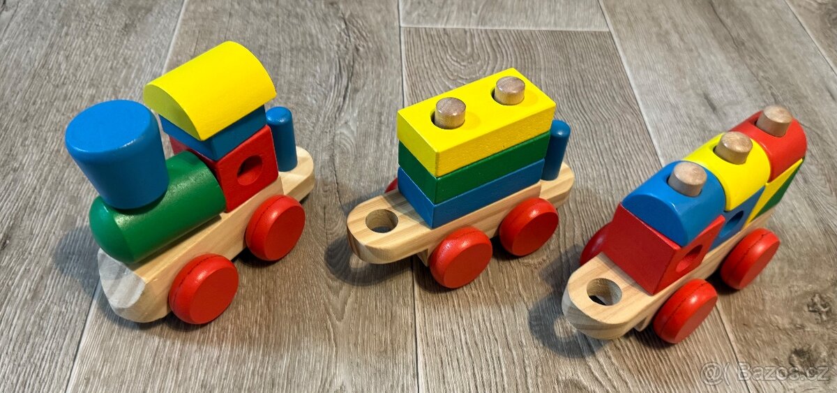 Dřevěný skládací vláček - 2