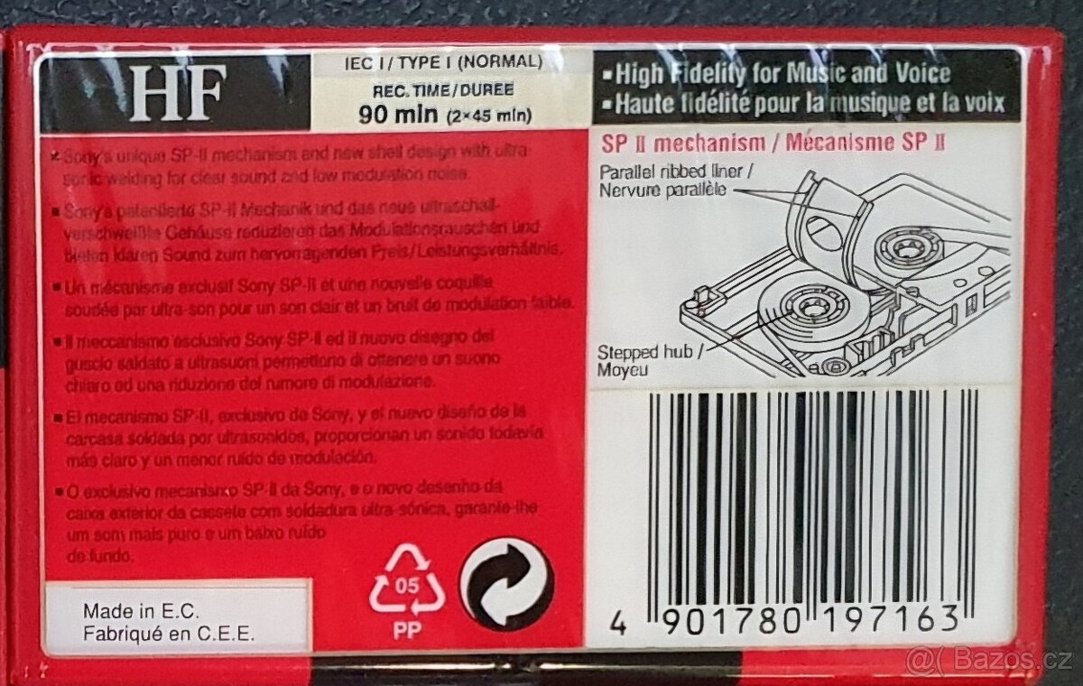 Audiokazeta SONY HF 90 - 2
