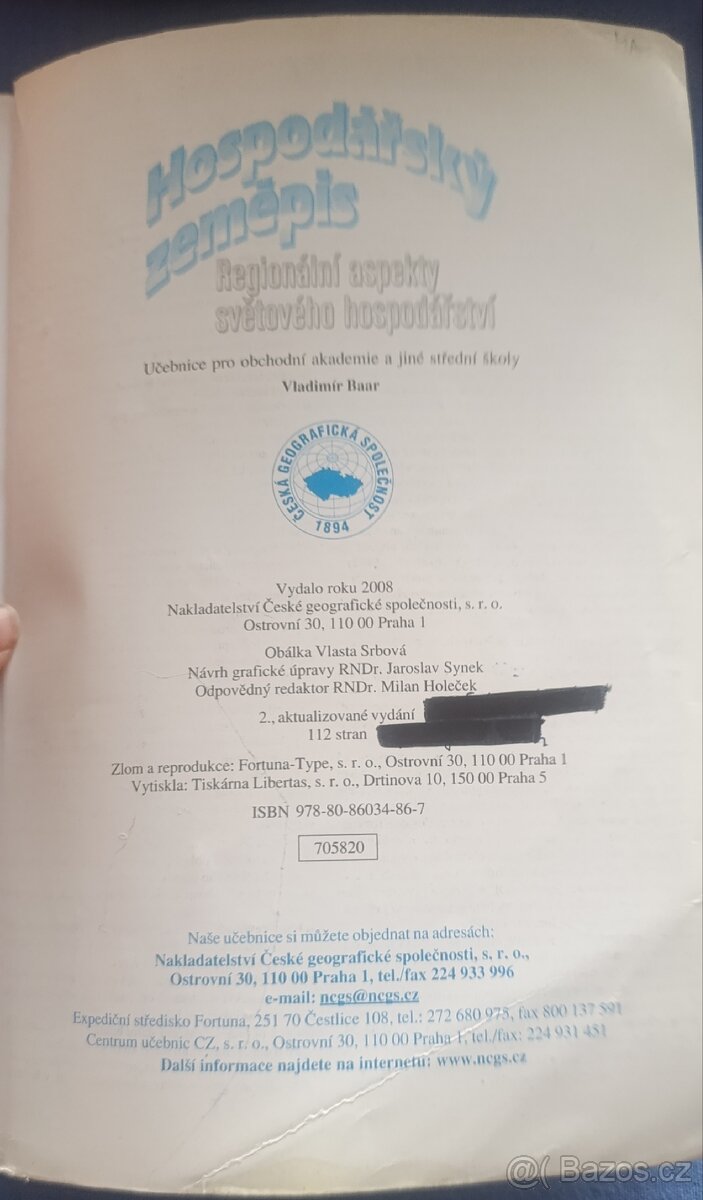 Učebnice hospodářský zeměpis - 2