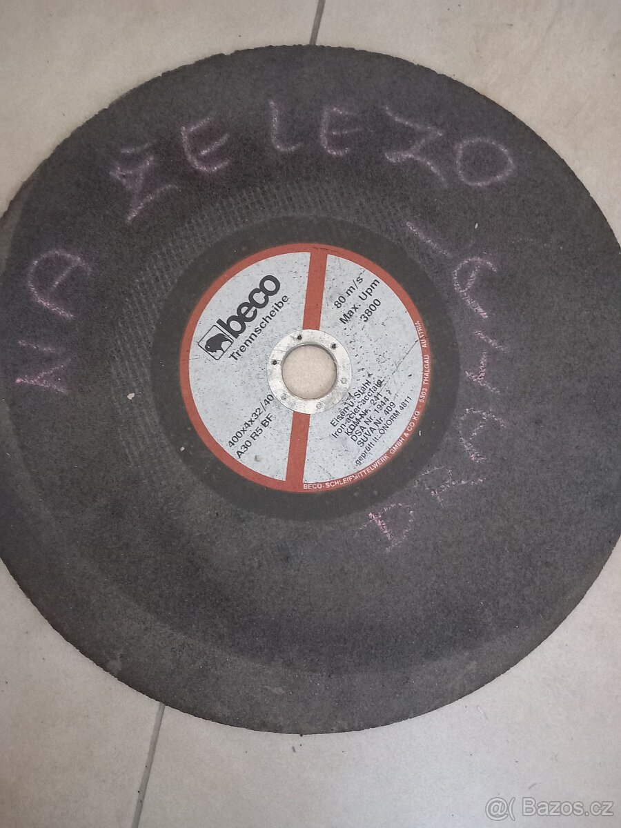 Beco 400x4x32/40 rezny kotouc - 2