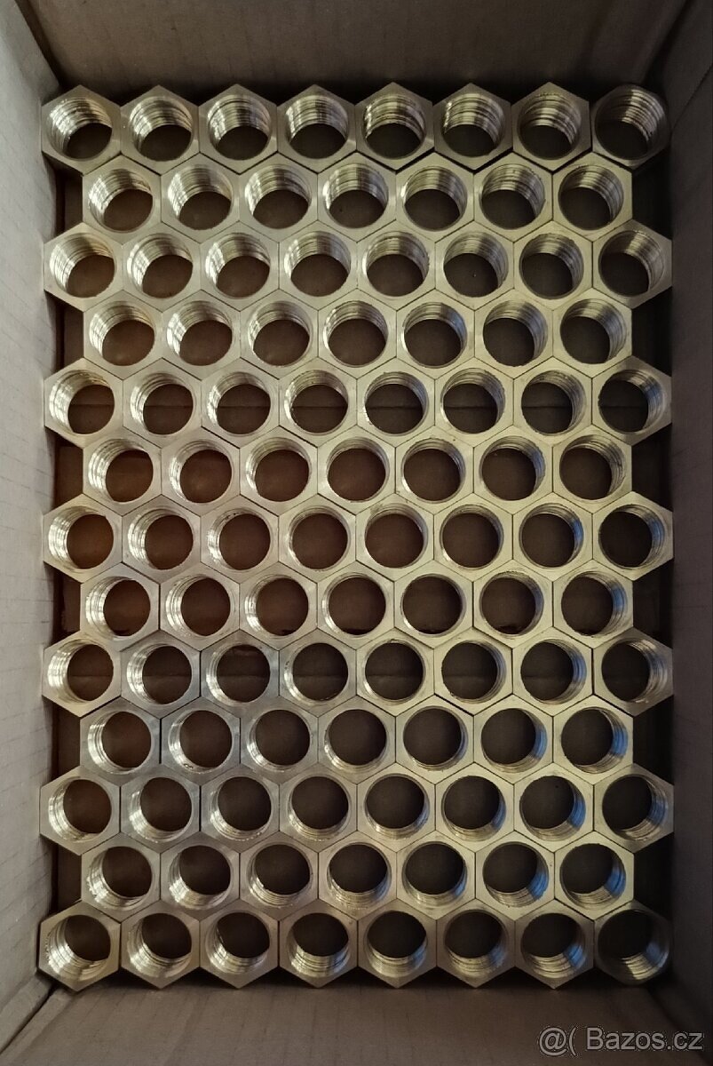 Kontramatka mosaz 1/2", matice, matka, mosazná - 2