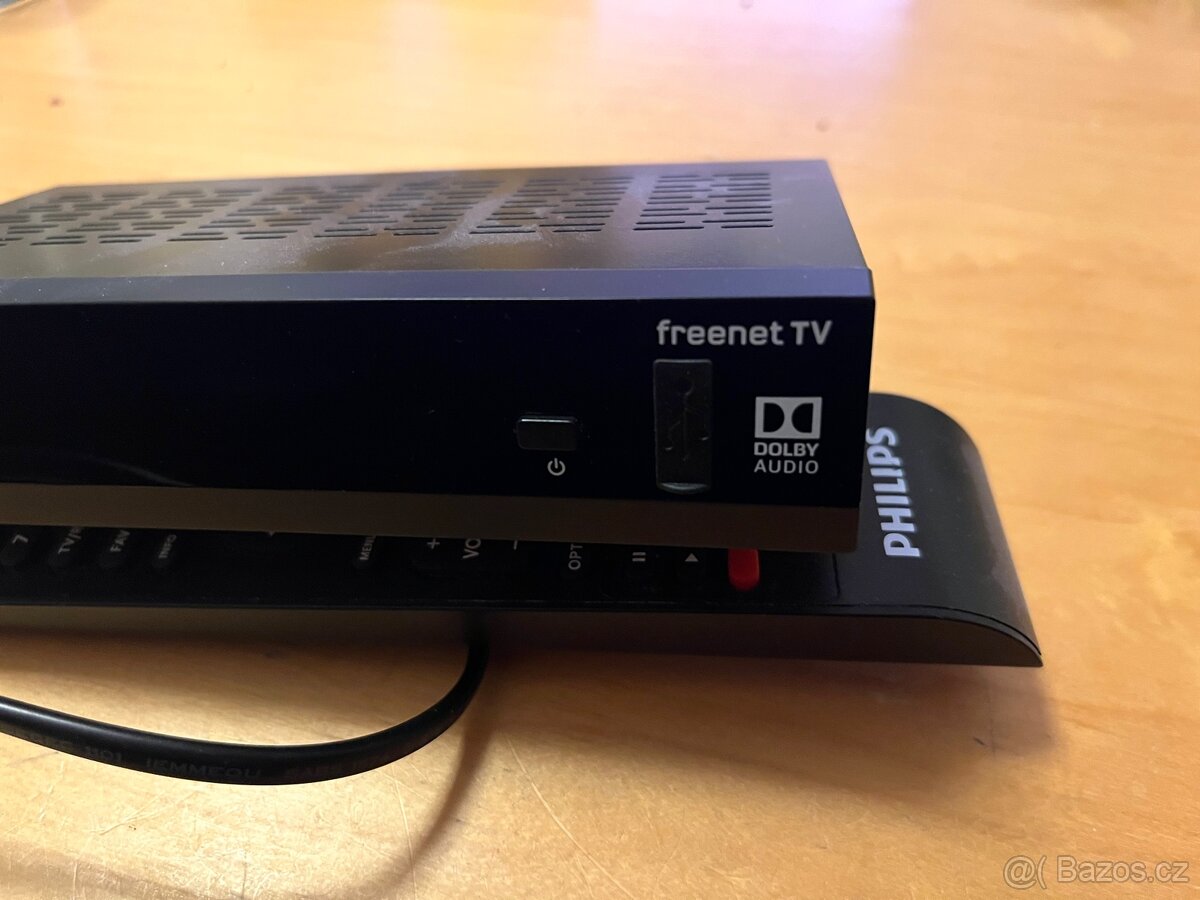 Set-top-box DVB-T2 Philips DTR3502B - jako nový - 2