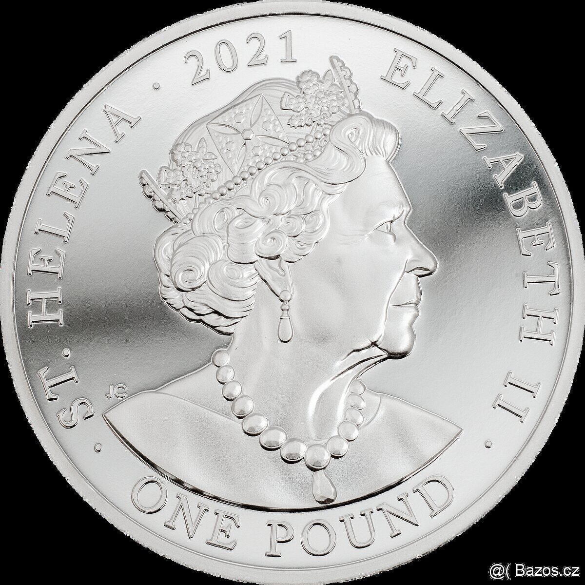 MINCE 1 OZ NAPOLEON BONAPARTE 200. VÝROČÍ ÚMRTÍ, EMISE 2021 - 2