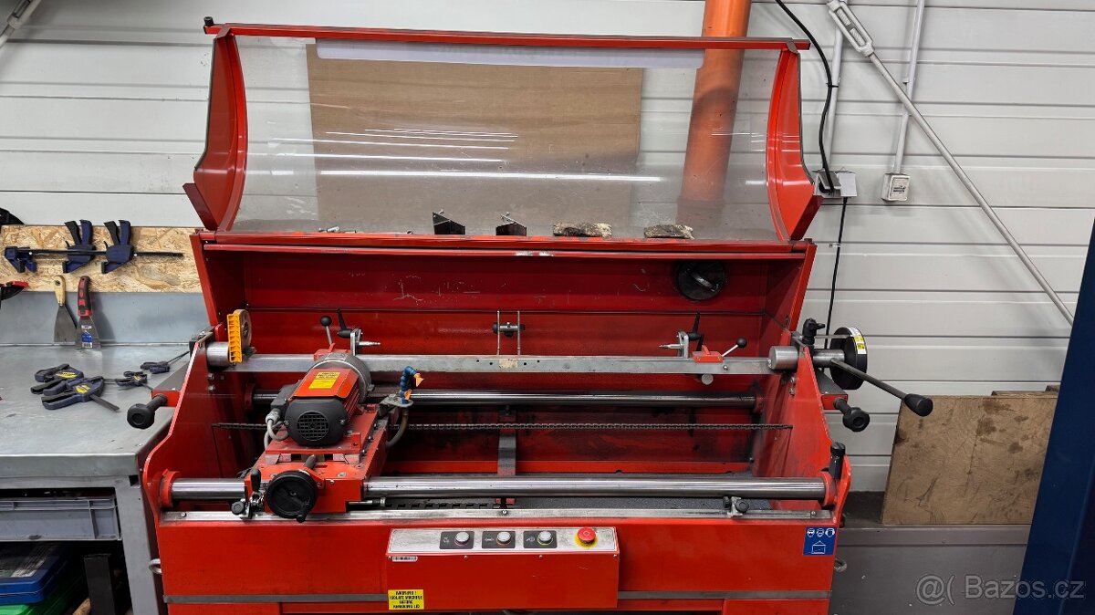 Broušení vřetenových sekaček, vřetenovky, Allett Brusírna - 2