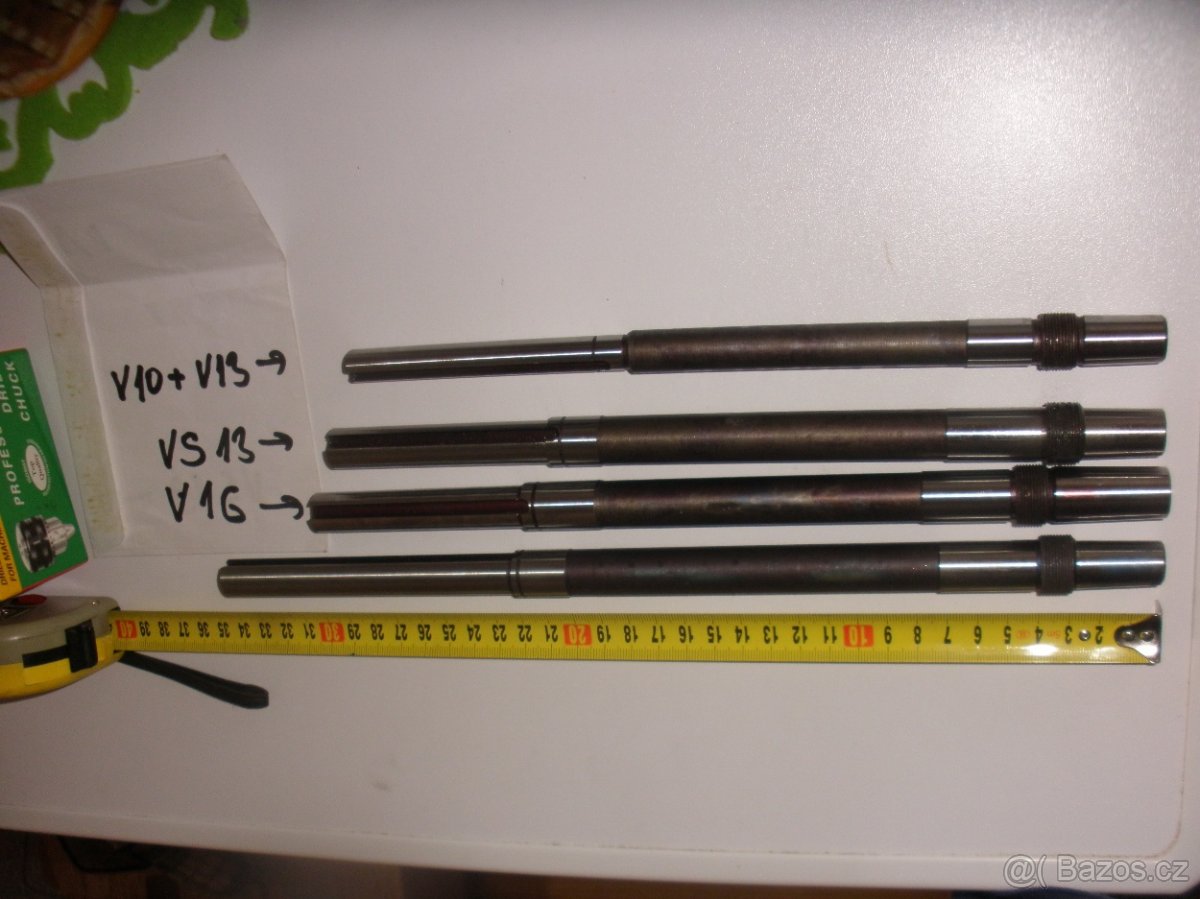 Nové vřeteno stolové vrtačky VS 13. - 2