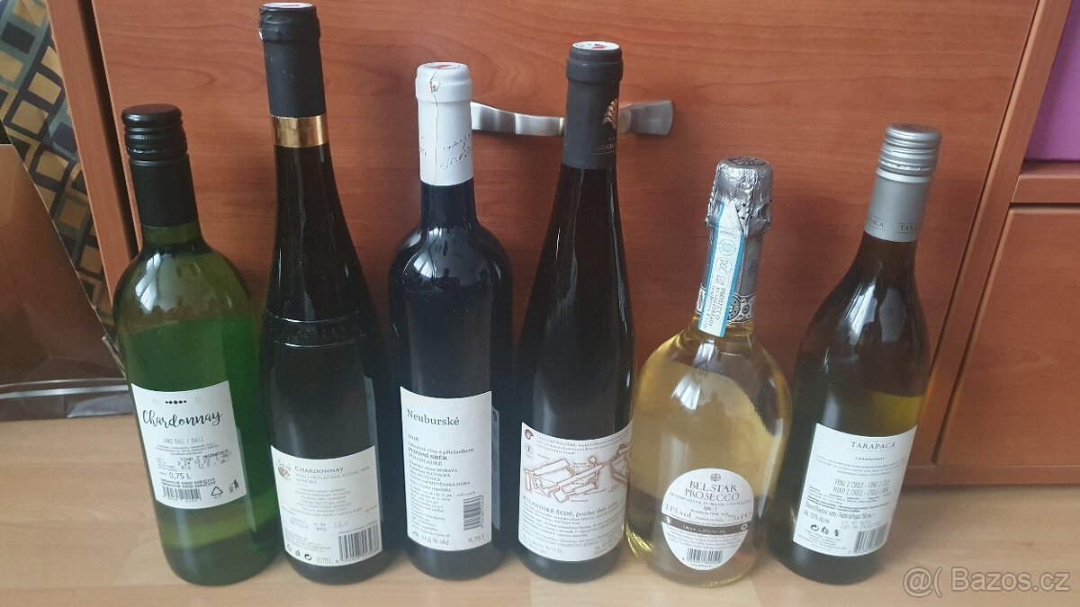 Vína různé druhy - 2