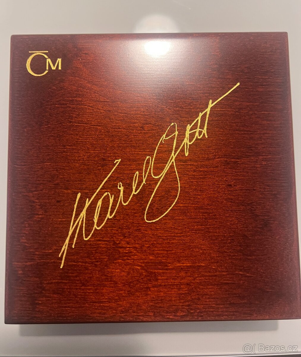 Zlato/ sada zlatých 1/2oz mincí 3 medailí Karla Gotta - 2