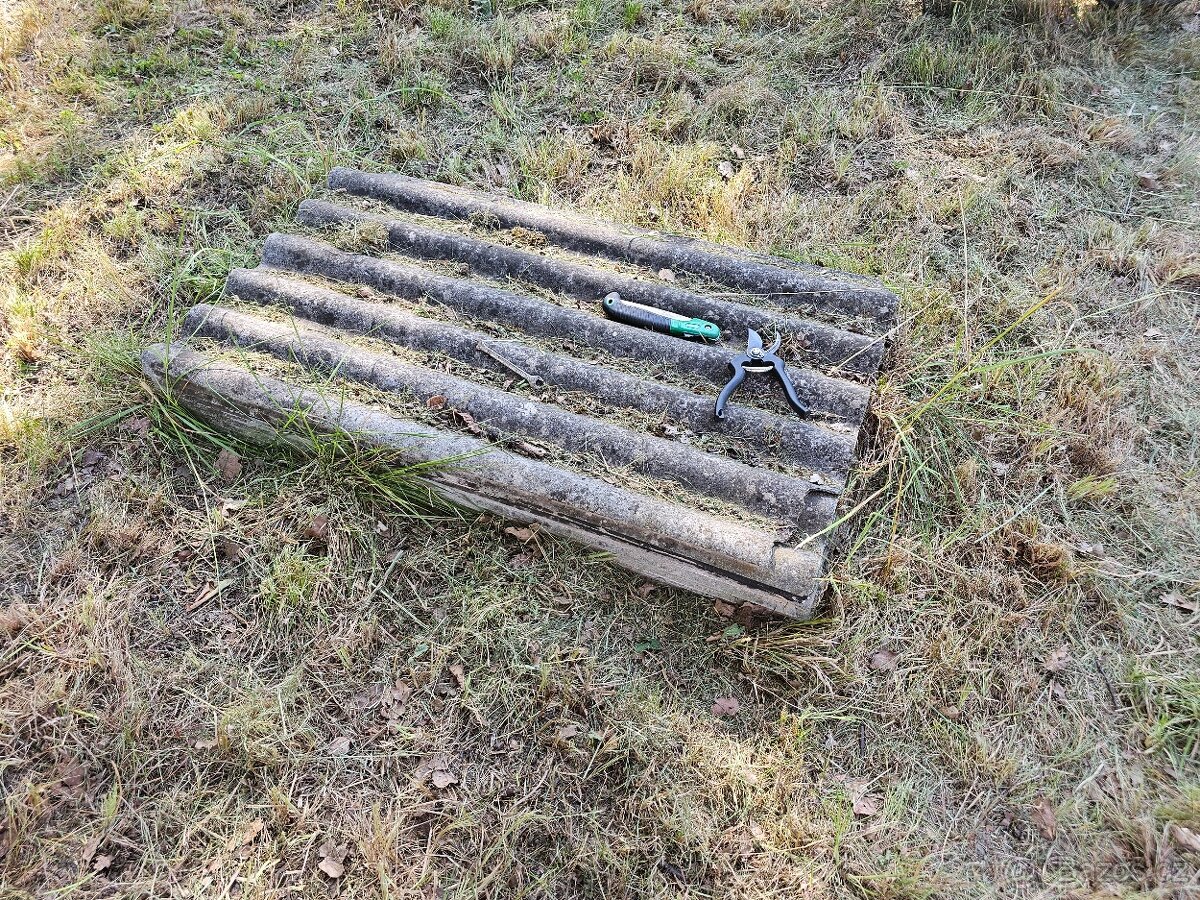 Vlnitý eternit, eternitové šablony za odvoz - 2