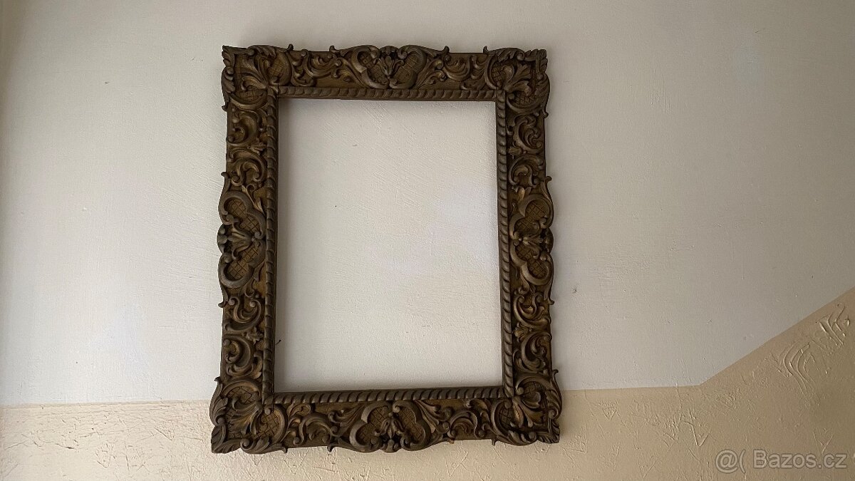 Starý velký rám obrazu - 2
