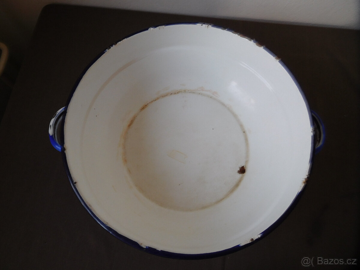 VELKÁ SMALTOVANÁ MÍSA - 2