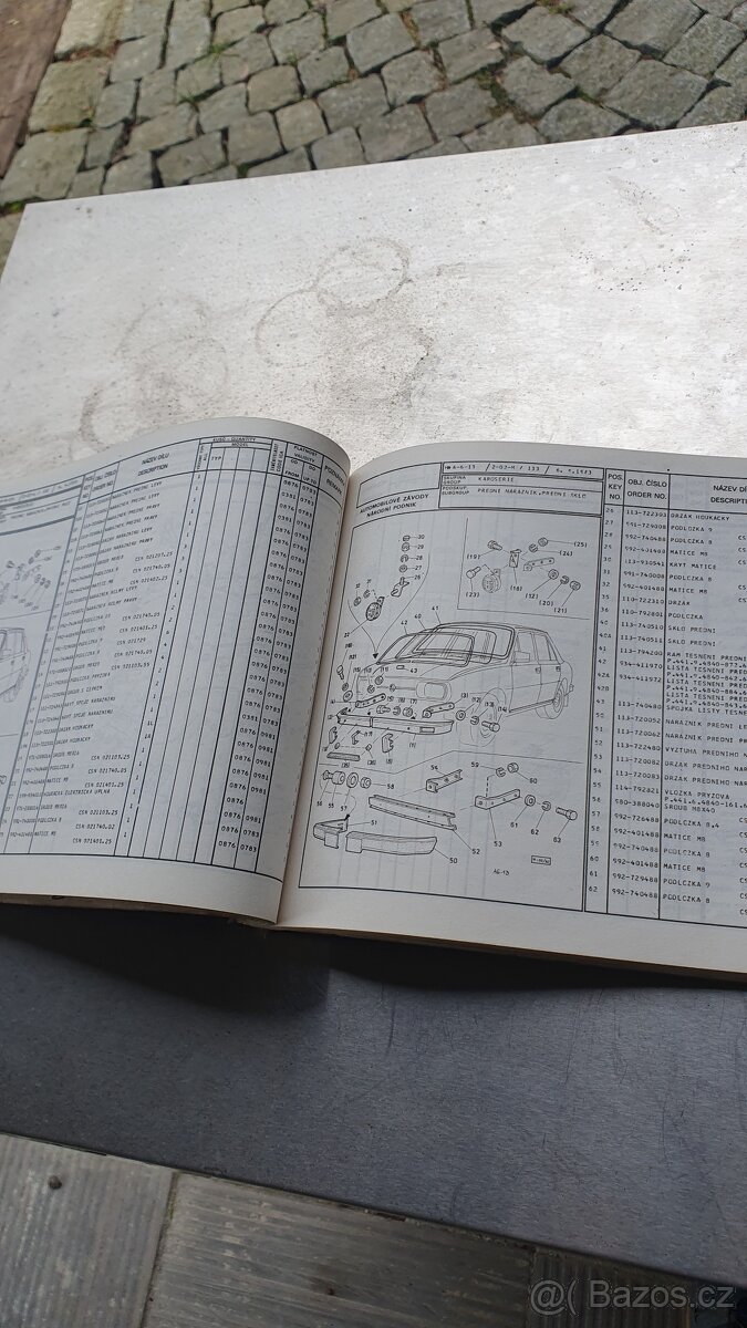 Seznam náhradních dilu - 2