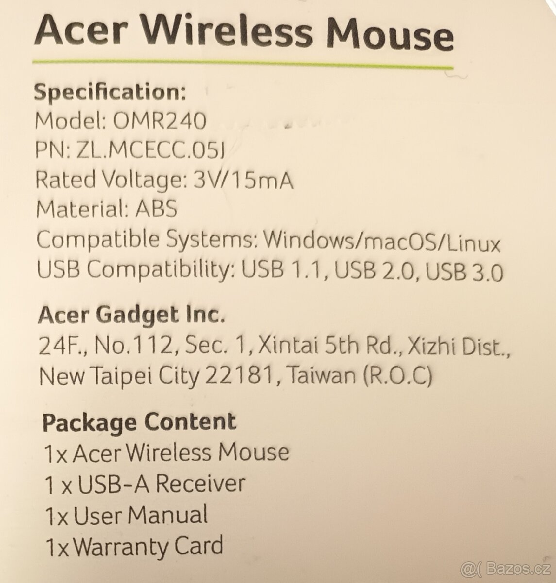 Bezdrátová myš - 2