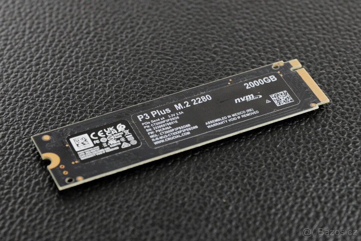 2TB M.2 SSD Crucial P3 PLUS - 2