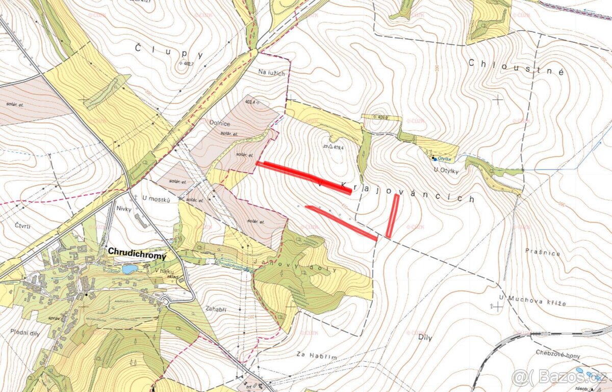 Zemědělská půda, prodej, Boskovice, Blansko - 2