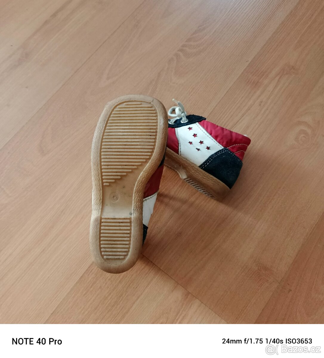 Dětské kožené boty vel. 17,5 - 2