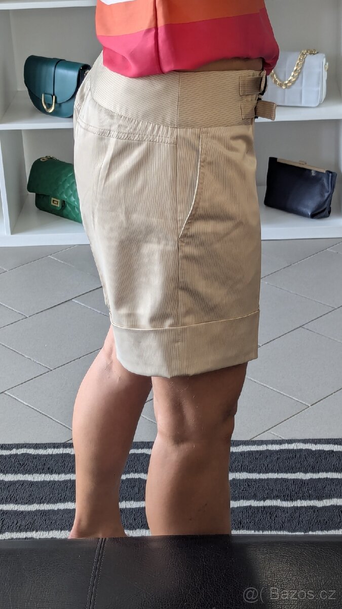 Plátěné elegantní kraťasy - 2