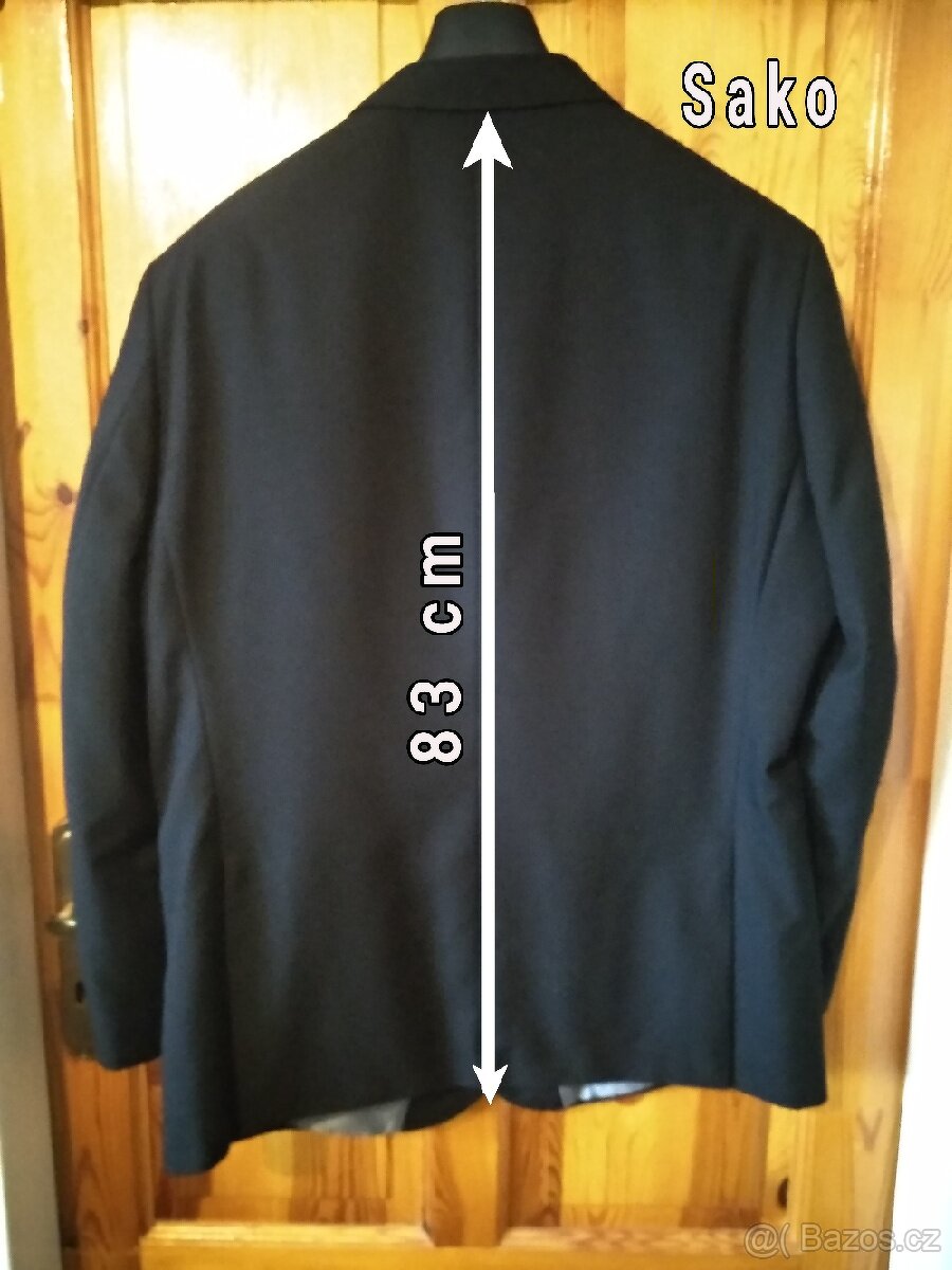 Oblek nový tmavý prodám - 2