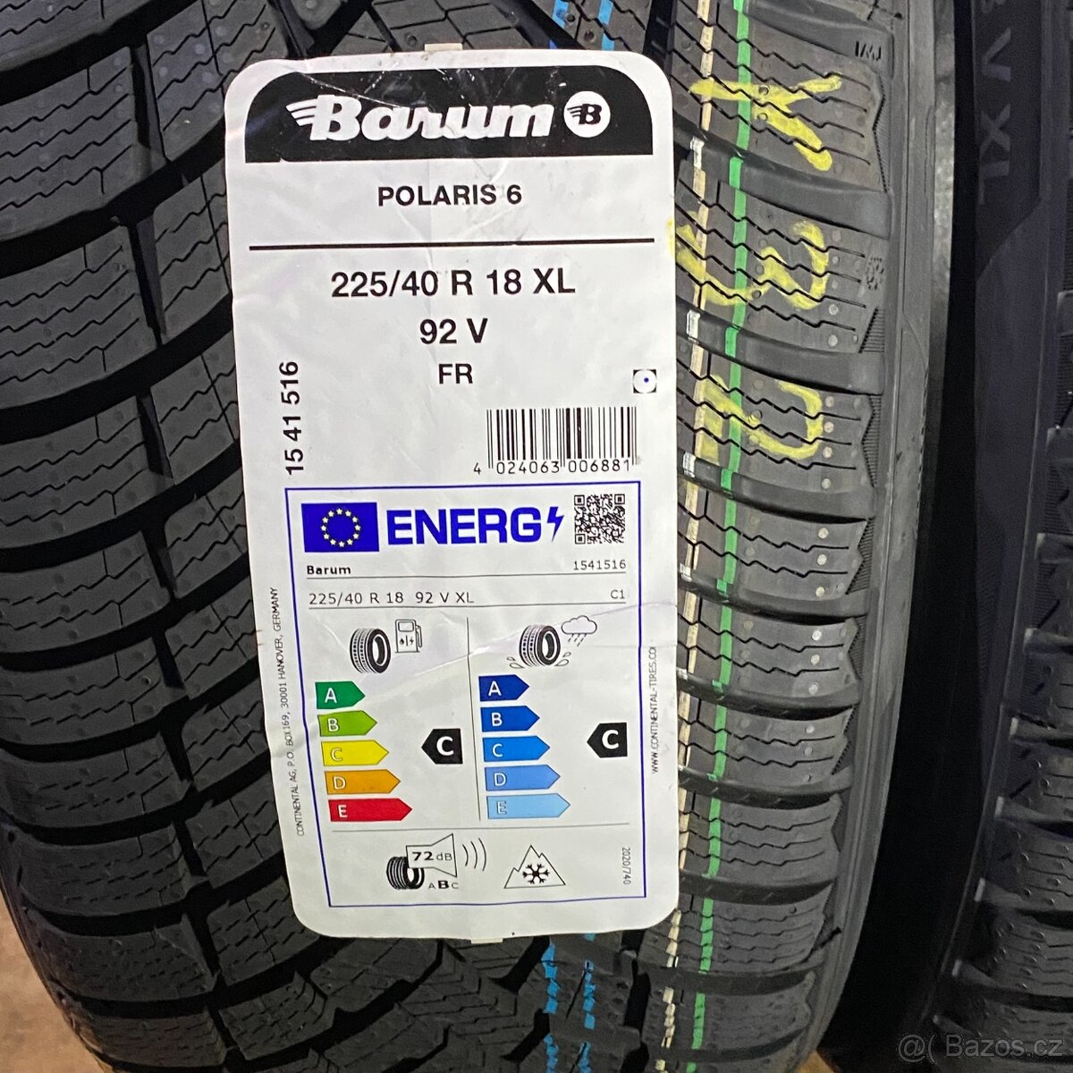 NOVÉ Zimní pneu 225/40 R18 92V XL Barum - 2