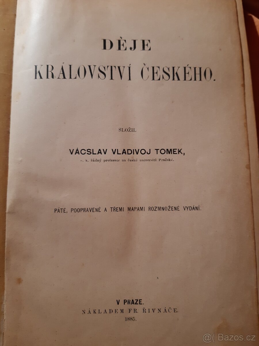 Děje království českého - 2