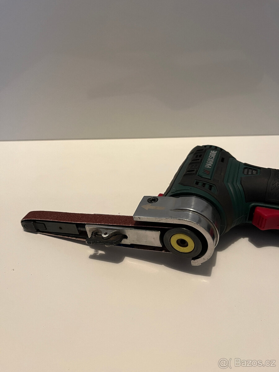 Sada pásové brusky 10x330mm Parkside PWSA 12-Li A1 - 2