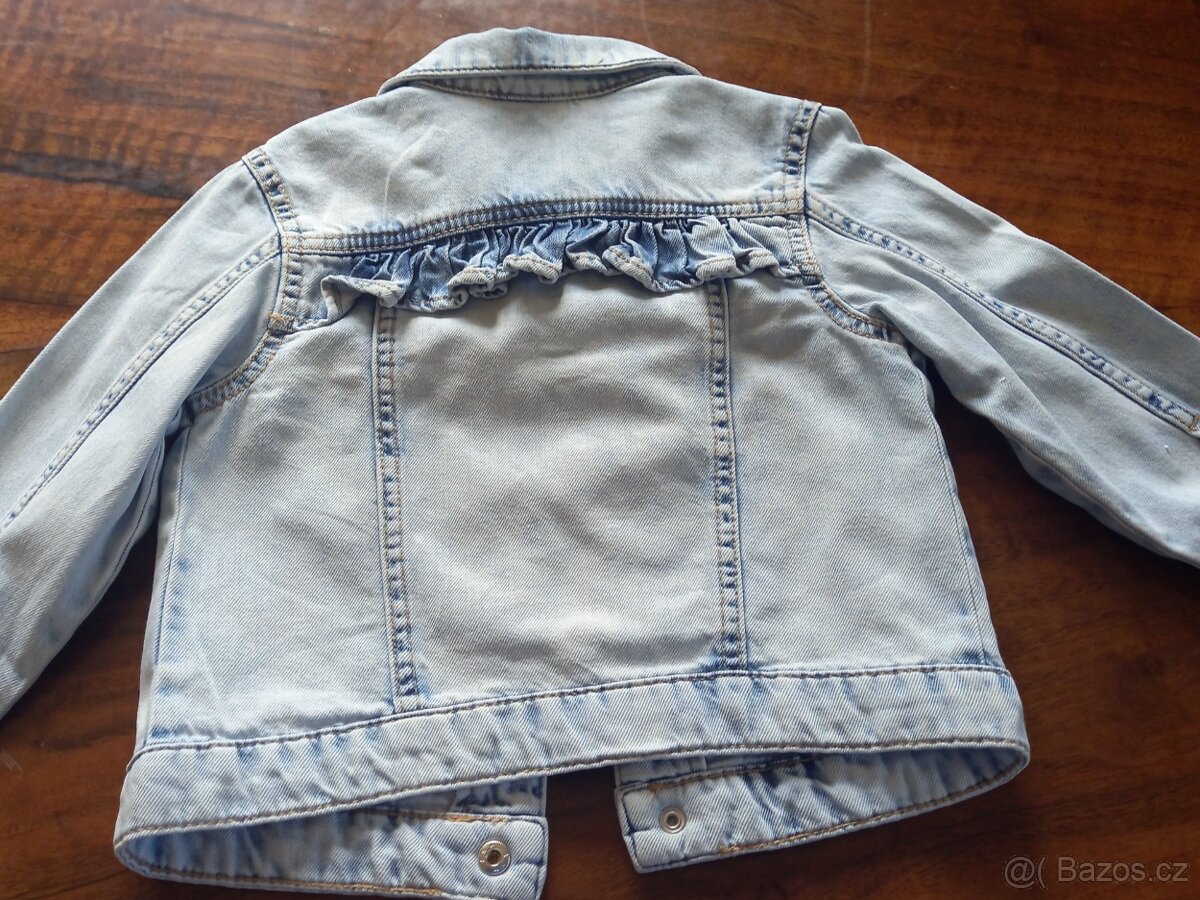 Riflová bunda H&M vel. 86 - 2