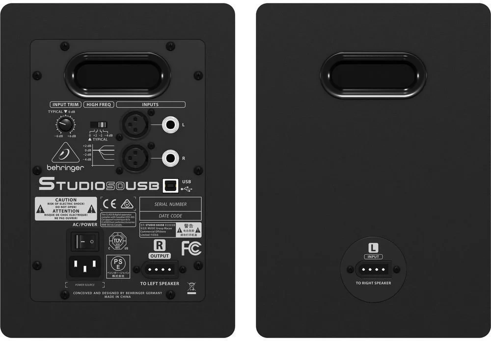 Behringer STUDIO 50USB Aktivní studiový monitor+2 stojany - 2