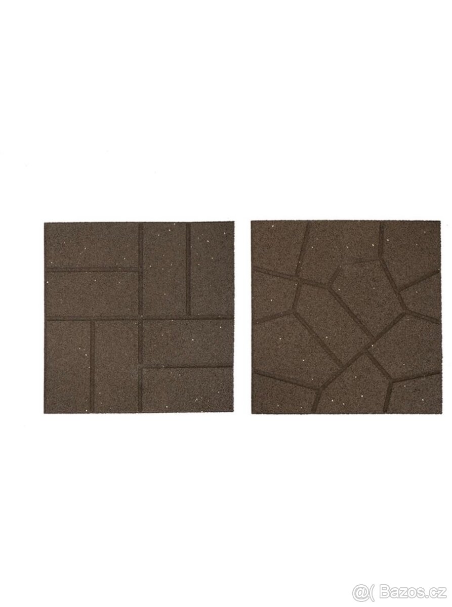 MULTY HOME dlaždice Brickface 40 × 40 cm, oboustranná, hnědá - 2