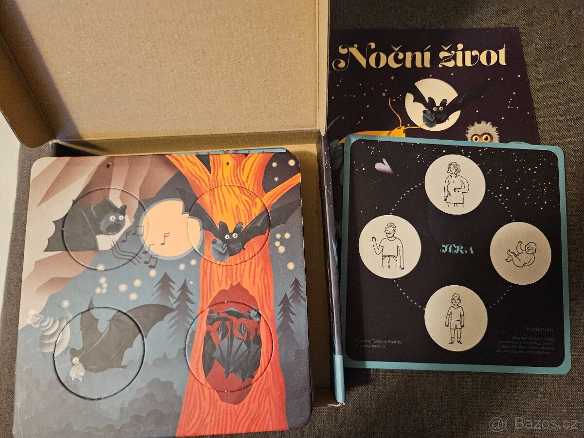 Naučná hra Noční život od Pipasik - 2