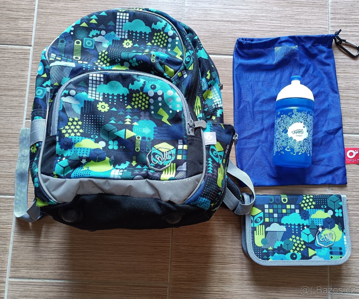 Topgal školní batoh + penál, láhev a pytlík na přezůvky - 2