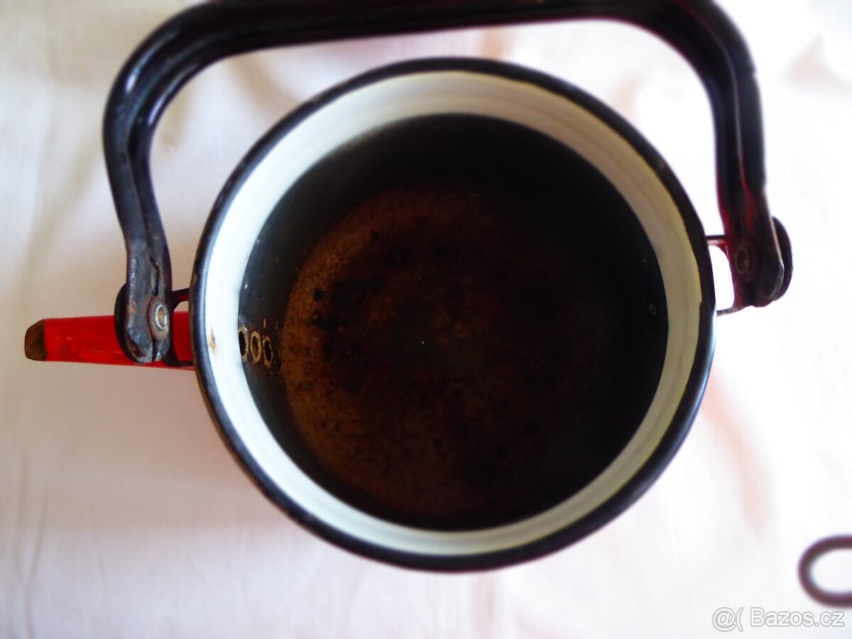 STARÁ SMALTOVANÁ KONVICE - konvička - 2