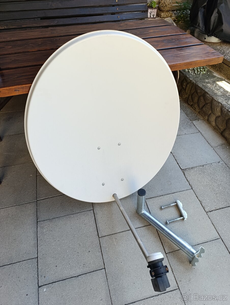 Satelitni parabola 80 cm ,celý set - 2