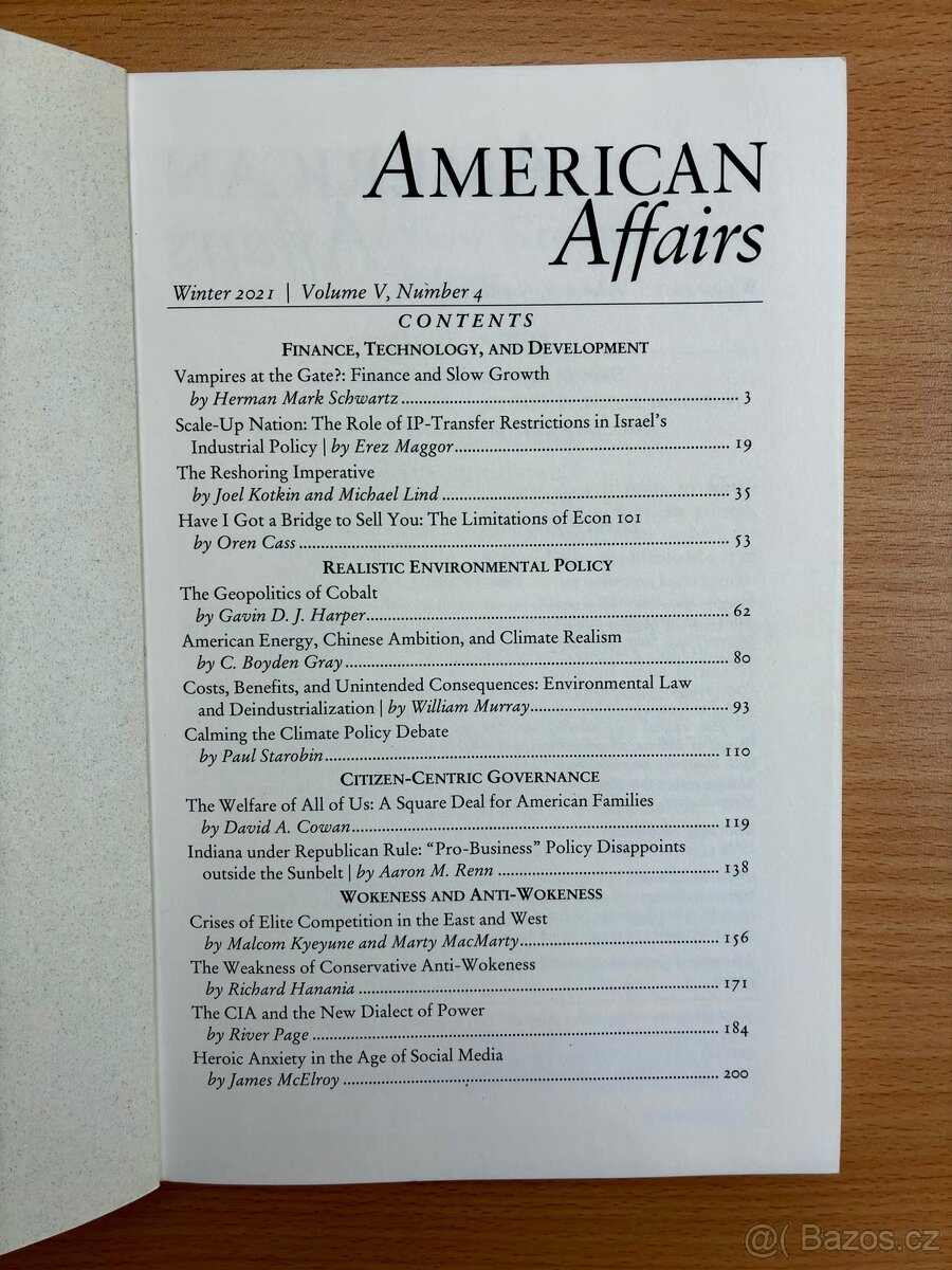 AMERICAN Affairs (original 2021) - 2