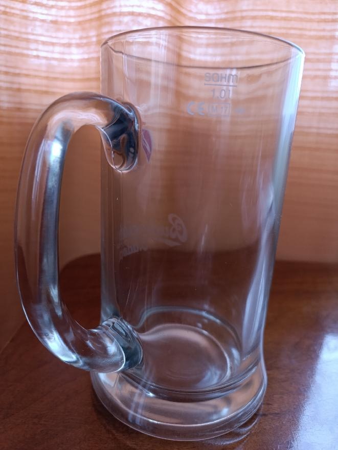 Půllitr Budvar 1 l - 2