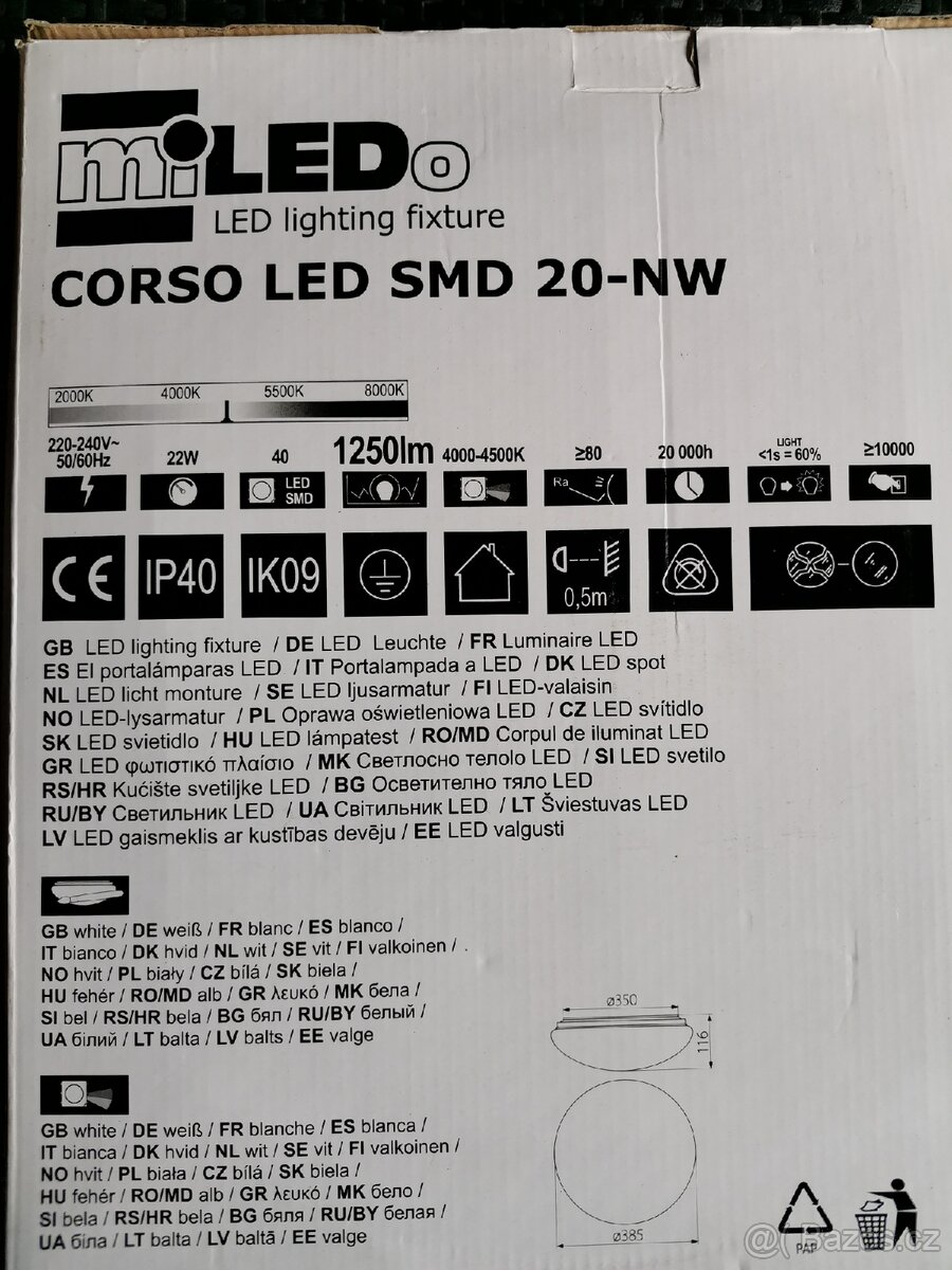 Led stropní svítidlo - 2