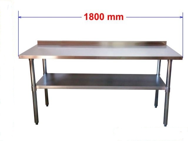 Pracovní nerezový stůl 180/60 cm - 2