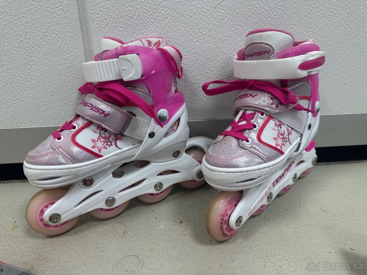 Inline brusle Tempish Swist vel. EU 26-29 + chrániče - 2